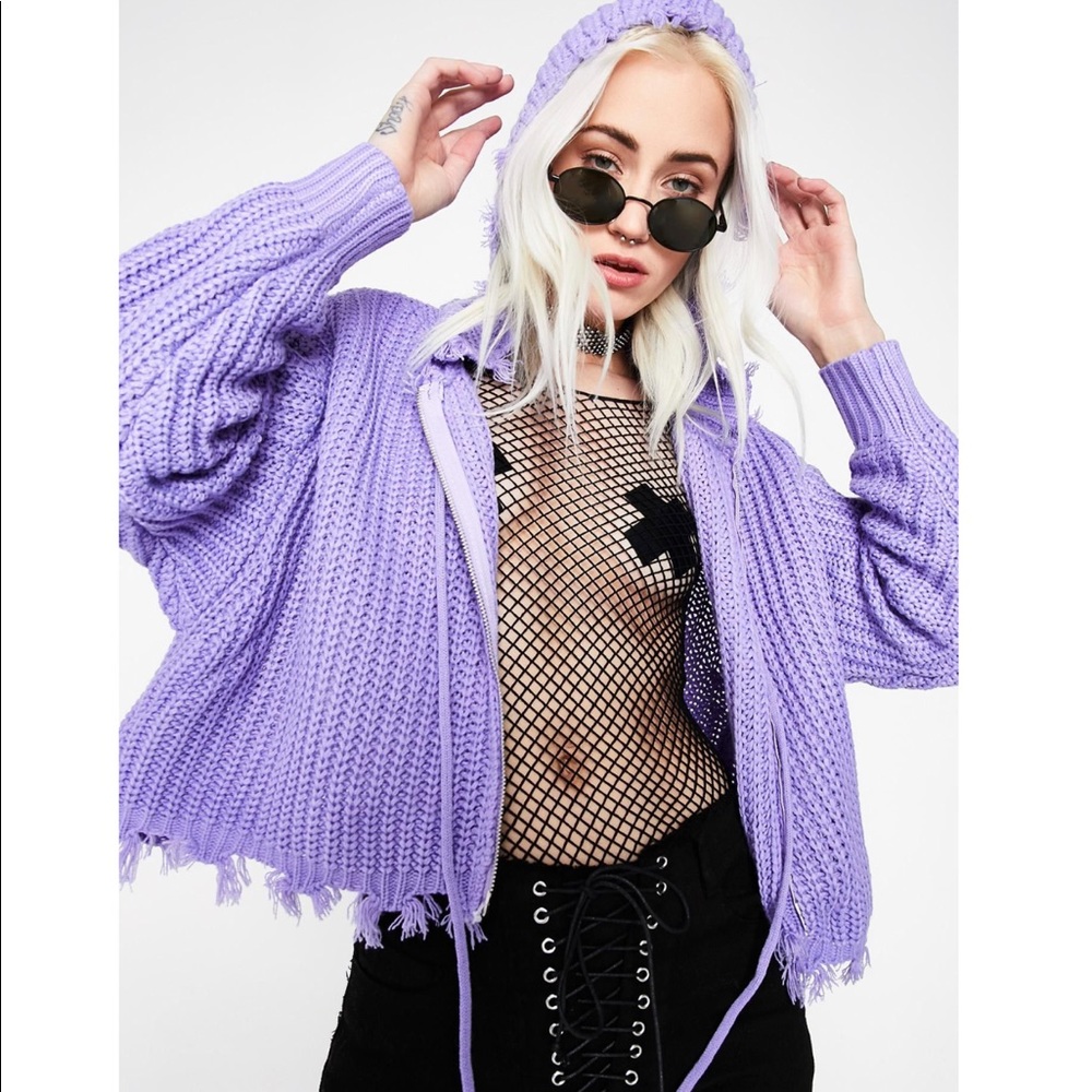 Dolls kill Rough night knit sweater